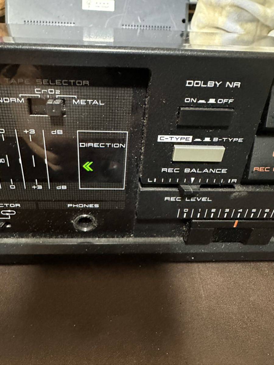 AKAI オートリバースカセットデッキmodel【HX-R40】動作品 1985年 ビンテージ機種 定￥54,800- HDヘッド アキュレートリバースヘッド機構_画像5