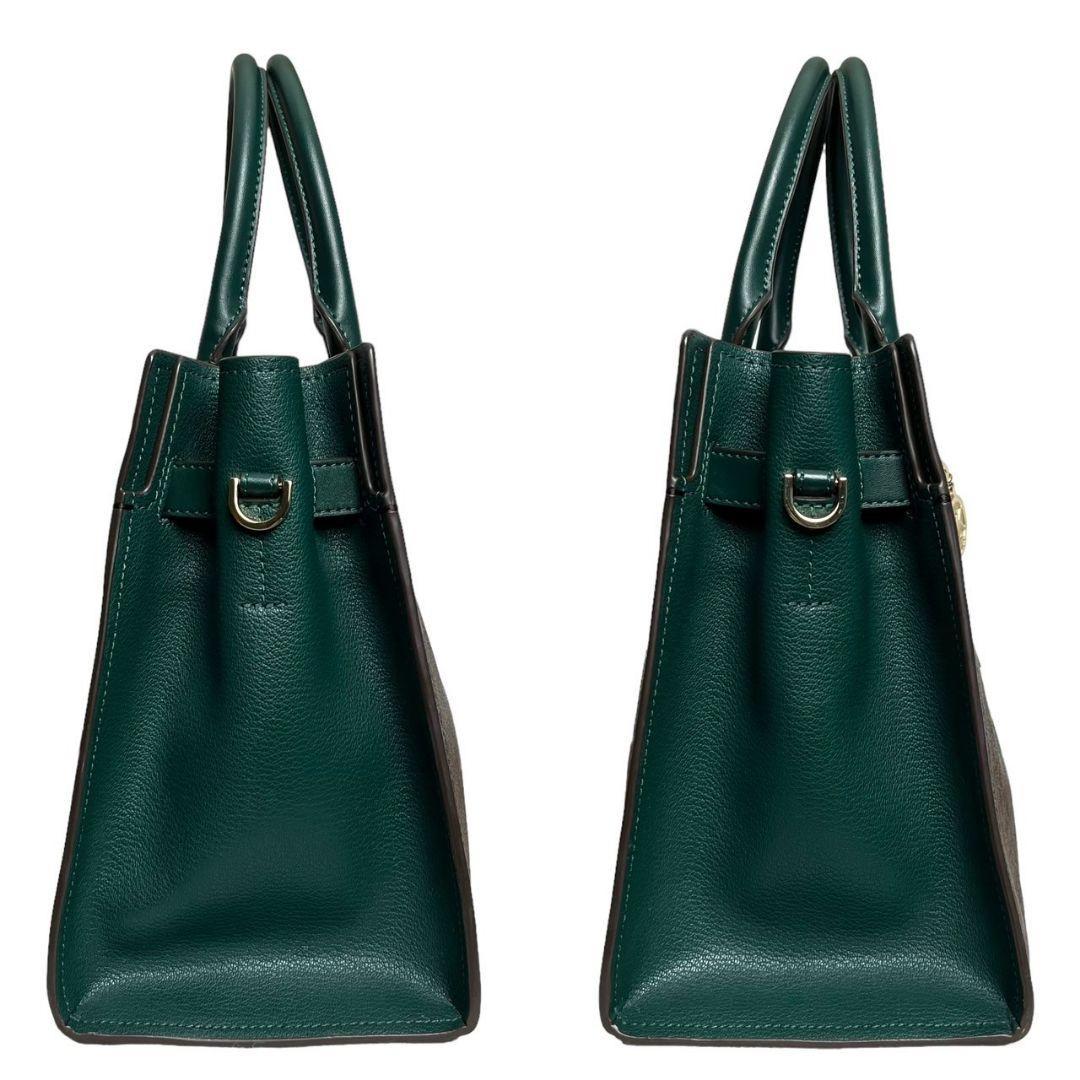 【新品同様】 MICHAEL KORS マイケルコース 2way ショルダーバッグ ハンドバッグ トートバッグ A4収納可能 MK柄