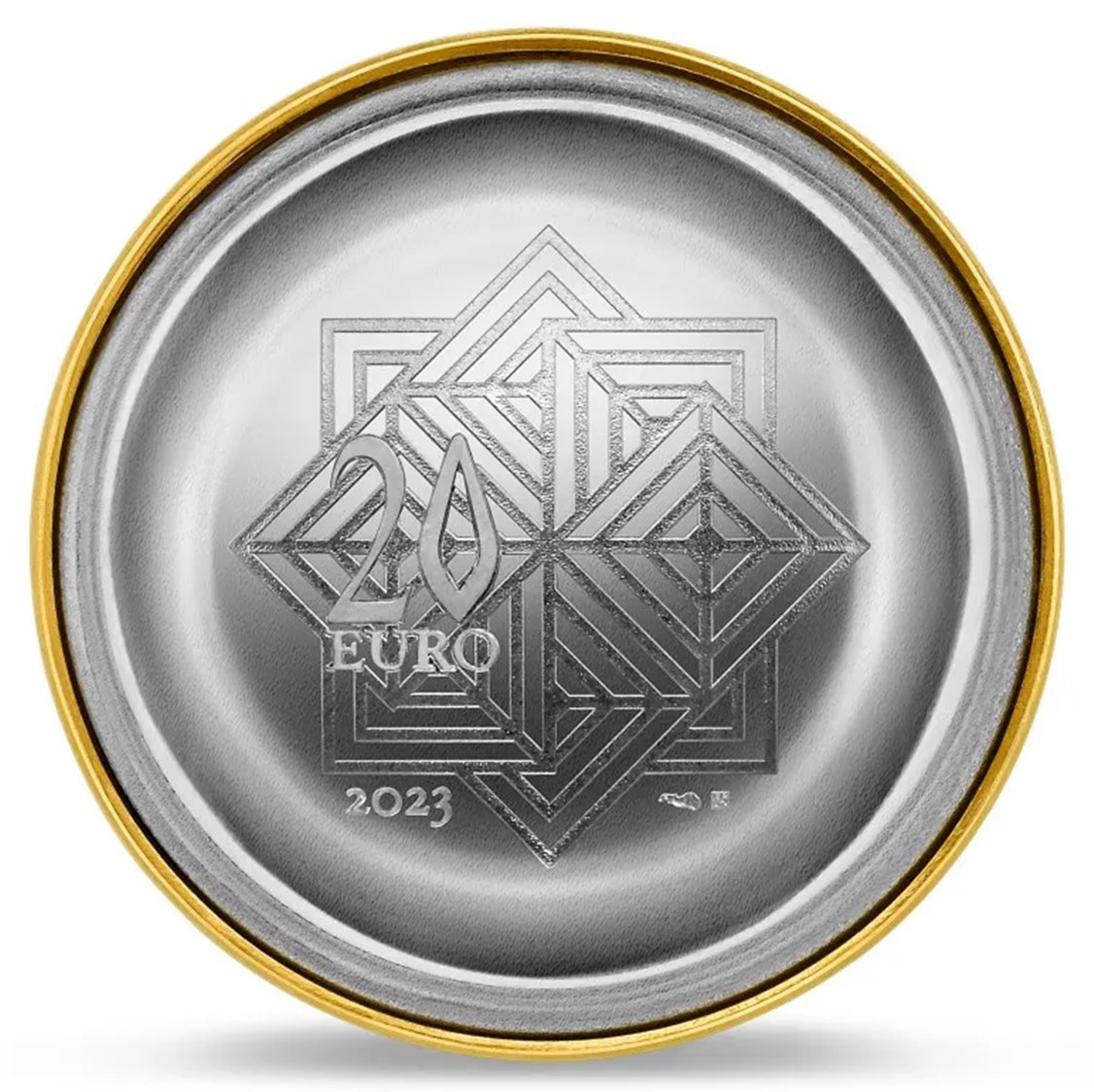2023 フランス ピエール・エルメ マカロン形 20ユーロ 1オンス 銀貨_画像3