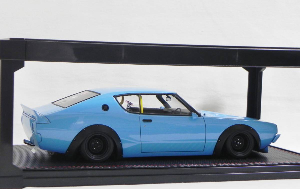 IG 1/18 the first version model Liberty walk Ken&Mary Works iron chin wide ignition model 0433 LB-WORKS Kenmary 2Door Blue
