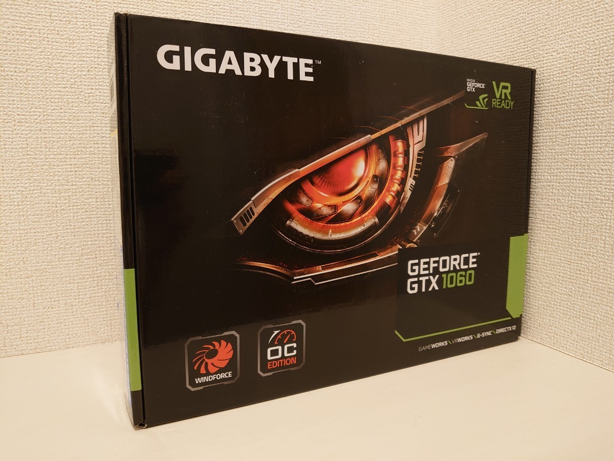 GIGABYTE GeForce GTX 1060 WINDFORCE OC 6G グラフィックボード ビデオカード_画像1