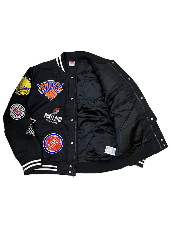 Supreme シュプリーム NIKE LAB ナイキ NBA Teams Warm-Up Jacket スタジャン L ブラック ウォームアップジャケット ブルゾン BOX LOGO_画像3