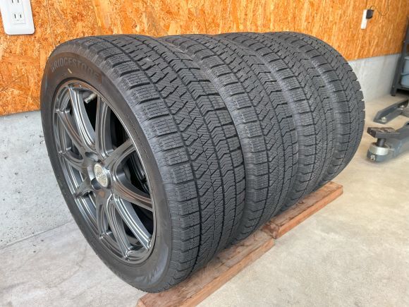 ★売り切り! 倉庫保管品 ブリヂストン VRX2 195/50R16 A-TECH FINAL SPEED 16x6J 100/4H ET43 スタッドレスセット ロードスター他★_画像1