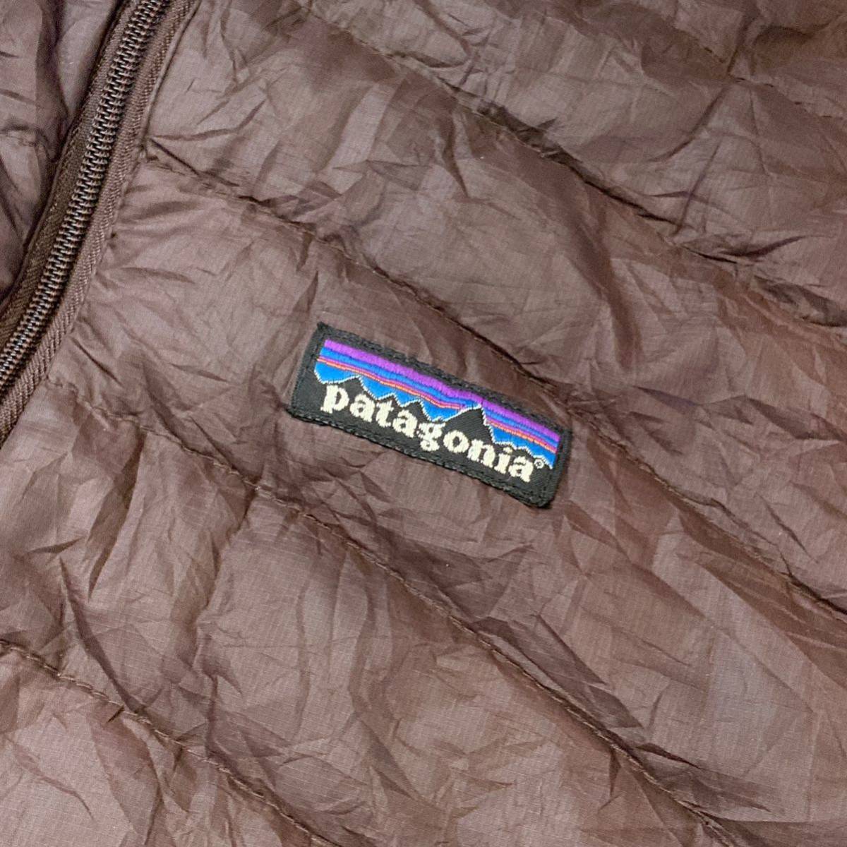 patagonia パタゴニア ダウンジャケット レディース Sサイズ ブラウン アウトドア キャンプ 登山_画像4