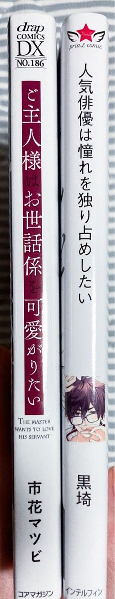 BL漫画　コミック　2冊セット　市花マツビ　黒埼