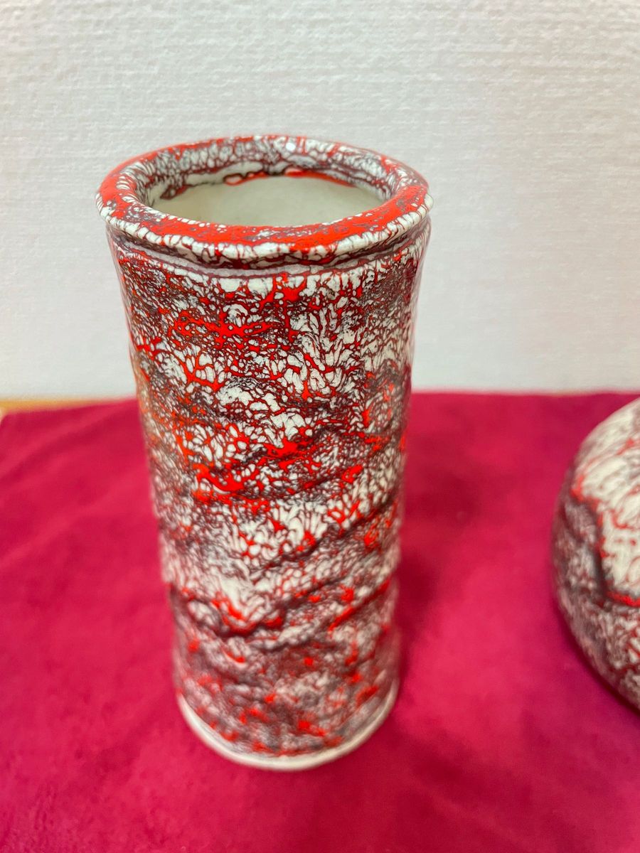 激レア 希少】松田箕山 箕面焼 花瓶 一輪挿し 茶道 茶道具 陶器 激レア 希少】松田箕山 箕面焼 花瓶 一輪挿し 茶道 茶道具 陶器