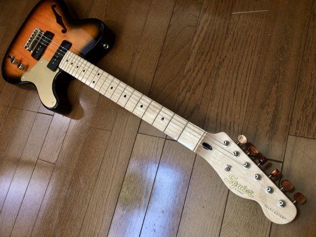 Squier by Fender スクワイア フェンダー Paranormal Cabronita Telecaster Thinline MOD_画像1