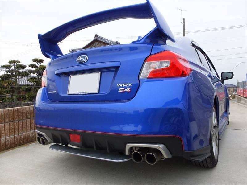 スバル VA系 WRX STI アンダースポイラー マットブラック塗装済 リア 塗装品 2015-2020 エアロパーツ 色付_画像3