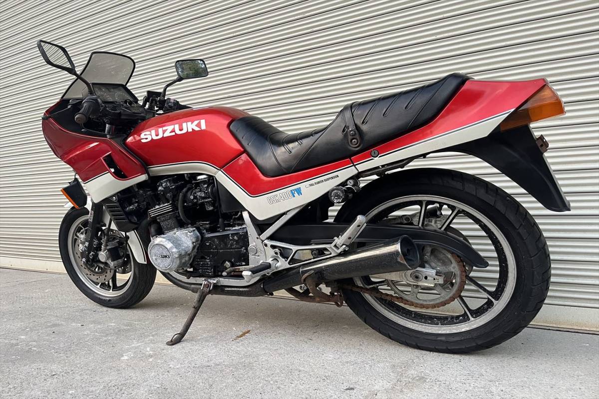 GSX400FW 売り切り！１円スタート！書類無！希少車！GK71A！キャブ車！レストアベース！部品取り！検）GPZ400F VF400F 旧車 兵庫小野市_画像2