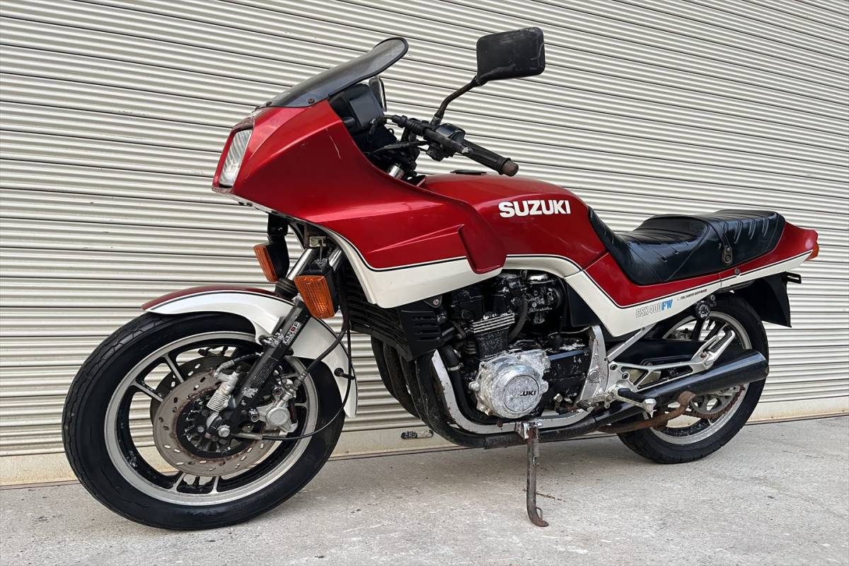 GSX400FW 売り切り！１円スタート！書類無！希少車！GK71A！キャブ車！レストアベース！部品取り！検）GPZ400F VF400F 旧車 兵庫小野市_画像1