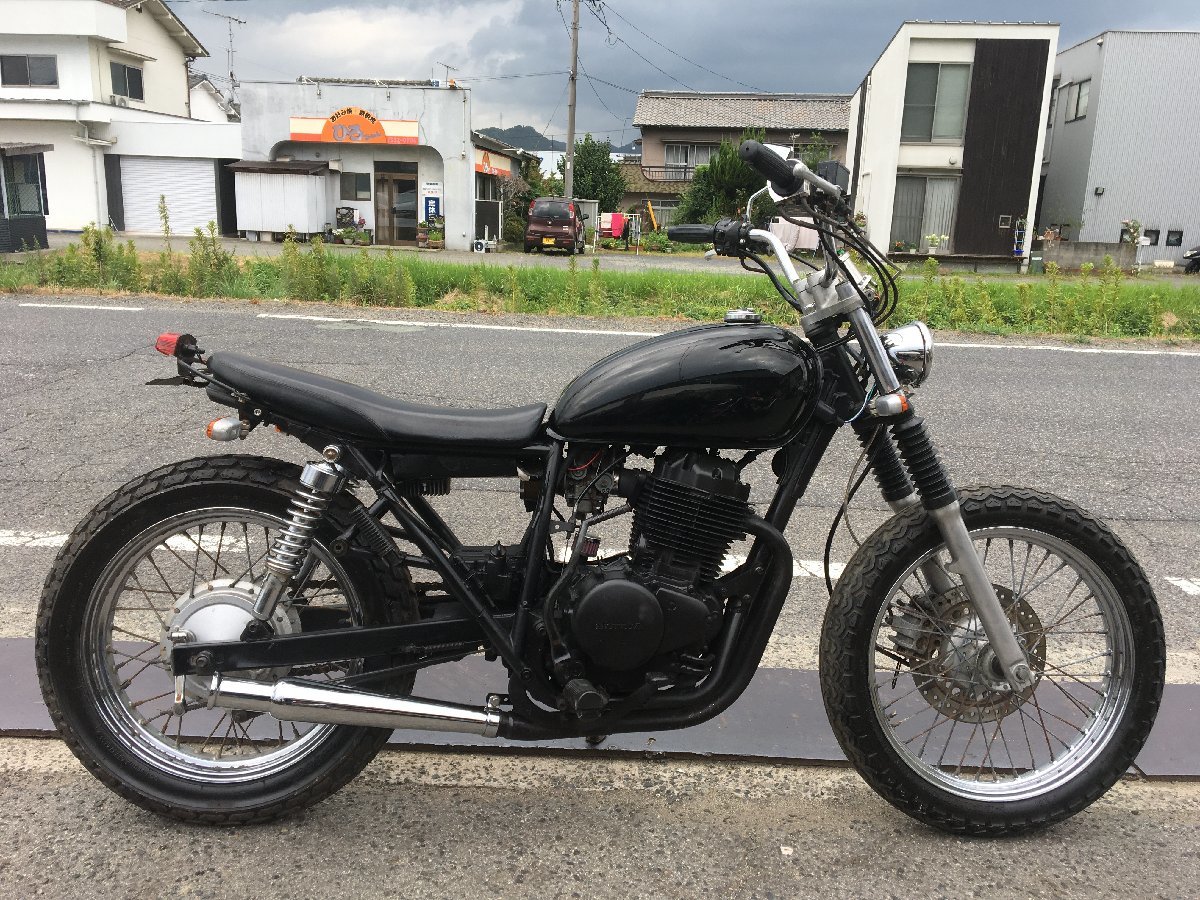 ホンダ CL400 NC38 実働 書類付き 吹け上がり良好 ストリート ボバー カスタムベースにも 検索 CB400SS SR400_画像1