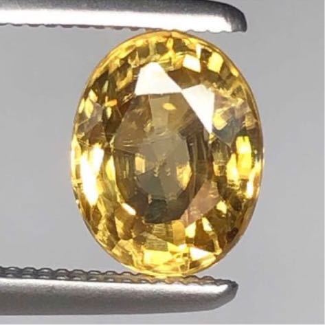 3099[.. Dub ring. brilliancy!].so attaching 2.418ct natural yellow zircon Sri Lanka production loose 