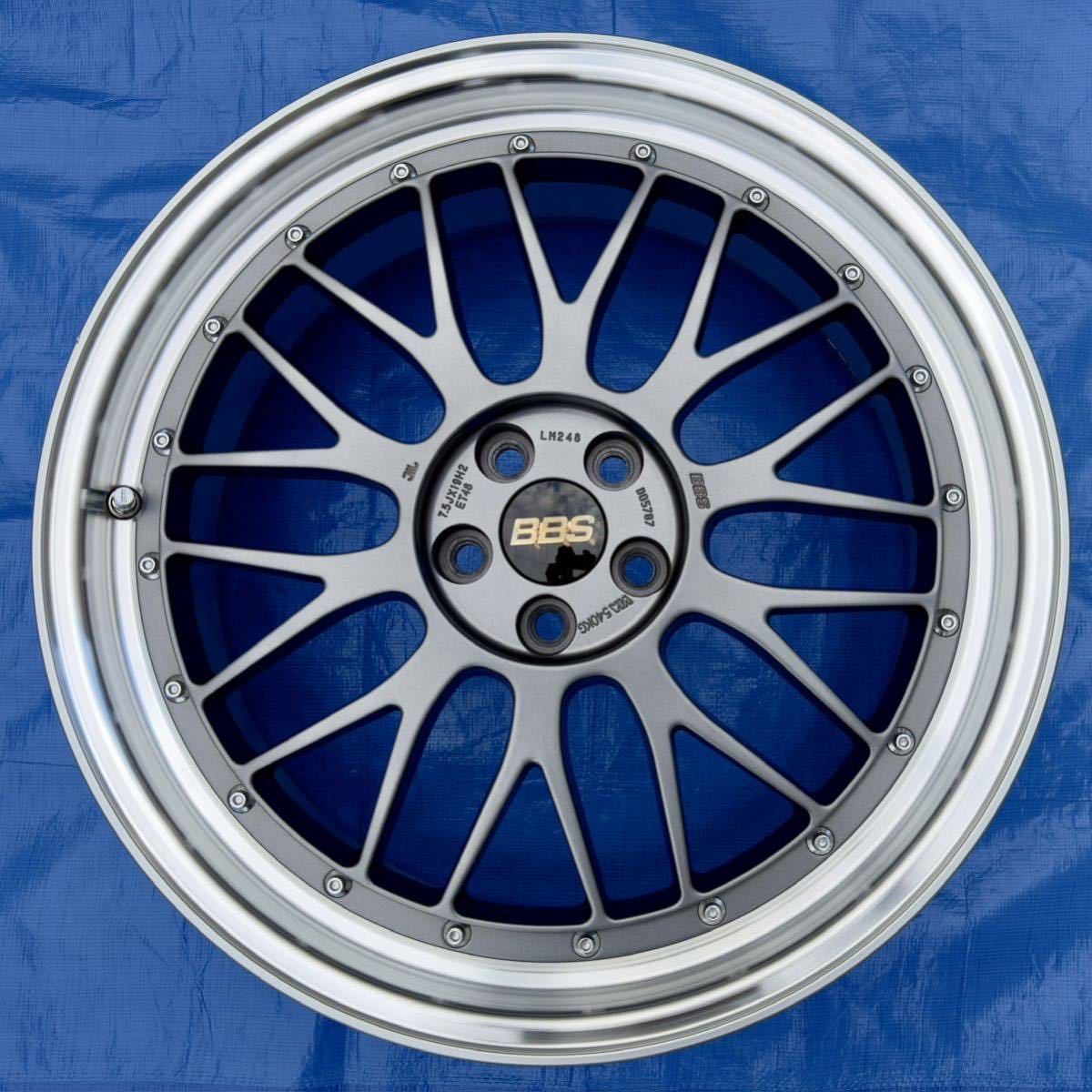 【期間限定値下】BBS lm248 19インチ ホイール PCD 100 軽量 鍛造プリウス CT200 レガシィ フォレスター BRZ カローラスポーツ _画像4