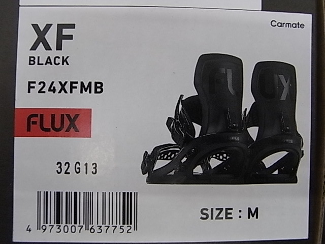 早期限定セール超特価!!日本正規新品24 FLUX XF BINDING / M / BLACK / フラックス エックスエフ バインディング Mサイズ / ブラック