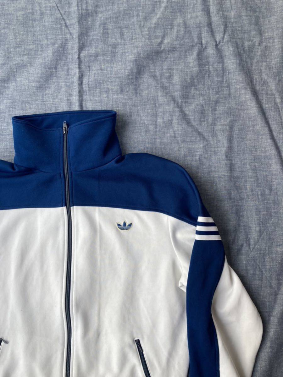 adidas アディダス サイズ7 ジャージ トラックジャケット ビンテージ ヴィンテージ 西ドイツ デサント DESCENTE 希少　W.GERMANY VINTAGE_画像1