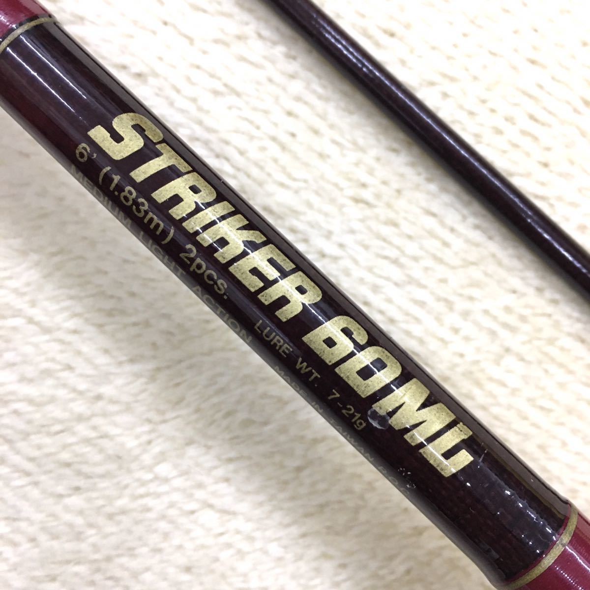 DAIWA STRIKER 60ML ダイワ ストライカー 2ピース ベイトロッド DAIWA STRIKER 60ML ダイワ ストライカー 2ピース ベイトロッド