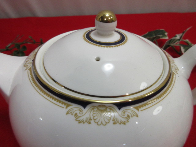 【OH6519/6】WEDG WOOD/ウェッジウッド　ティーポット　急須　ポット　H10.5ｃｍ_画像2