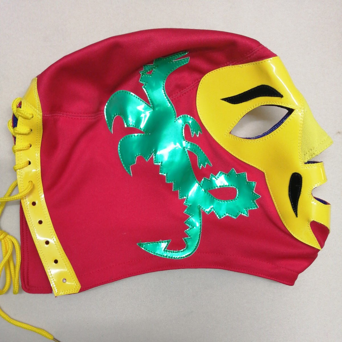 ハラキリ　赤ジャージ　試合用マスク　ローリンモデル　メキシカンマスク_画像1