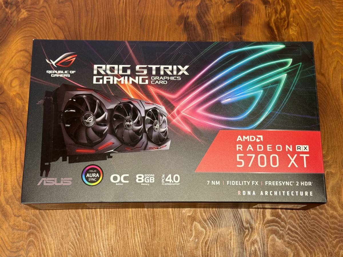 ASUS AMD RADEON RX 5700 XT GPU ゲーミングモデル ROG-STRIX-RX5700XT