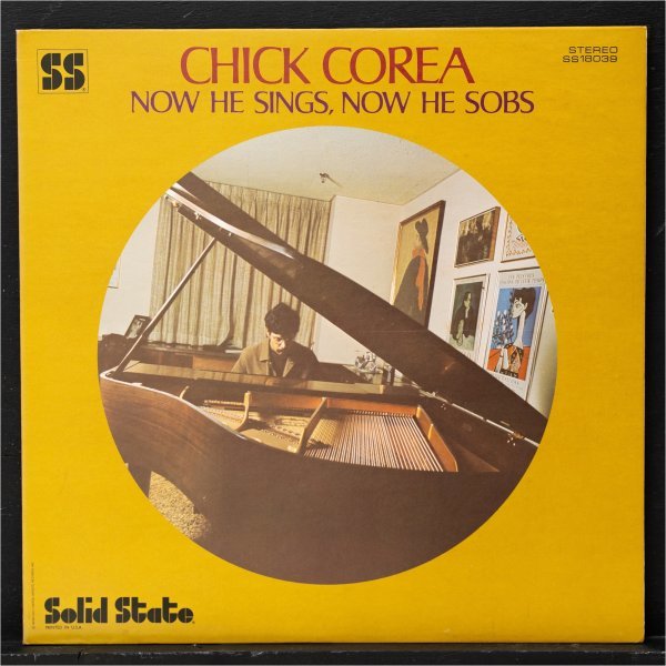 【米オリジナル】CHICK COREA 美品 NOW HE SINGS NOW HE SOBS チックコリア ピアノトリオ名盤 SOLID STATE / ROY HAYNES / MIROSLAV VITOUS_画像1