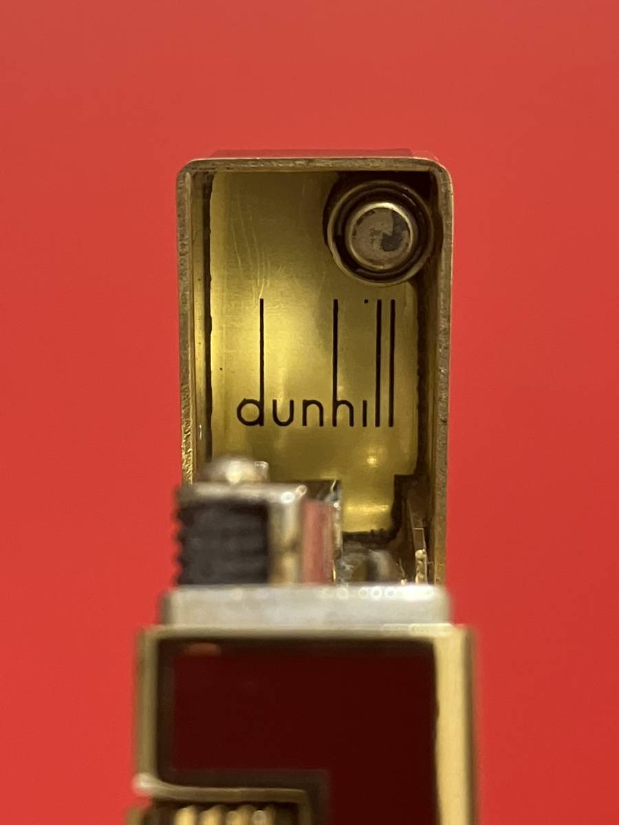 dunhill　ダンヒル　ローラーガスライター　ボルドー×ゴールドカラー【Y18】_画像5