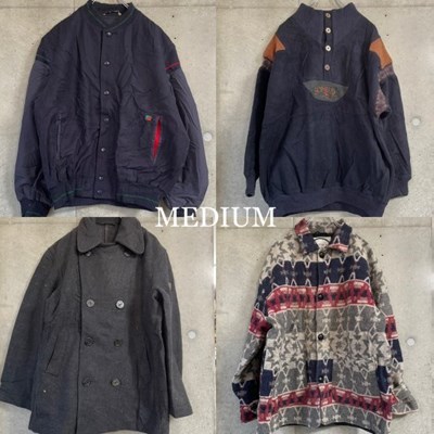 9着 ウールジャケットMIX Men's M~L US古着 ユーロ古着 ウール ブルゾン 検品済 SRC古着卸 セットまとめ 卸売り_画像2