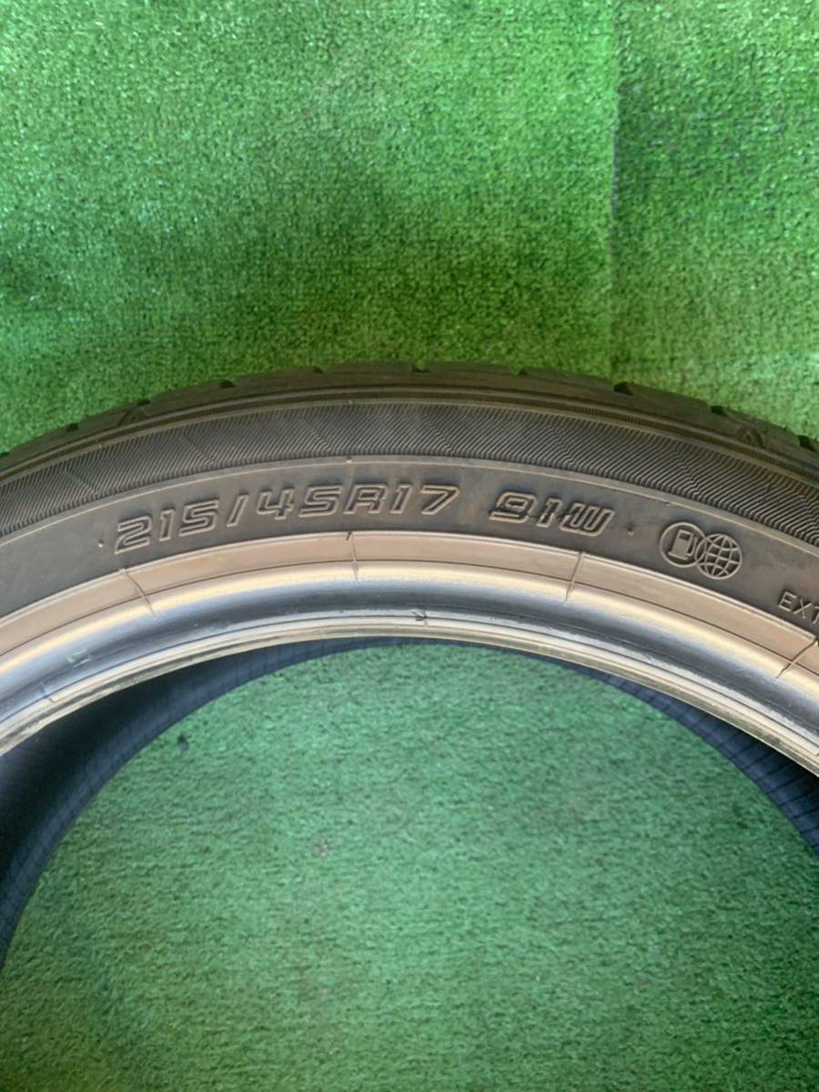 215/45R17 ダンロップ　LEMANS V 2021年　4本　残溝6mm−7mm_画像4