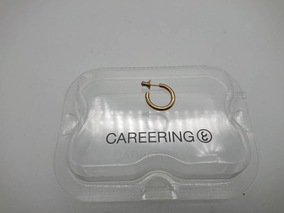  carrier ring /CAREERING/ mile display earrings /Sv925×K18/ present condition goods / used / last price cut 