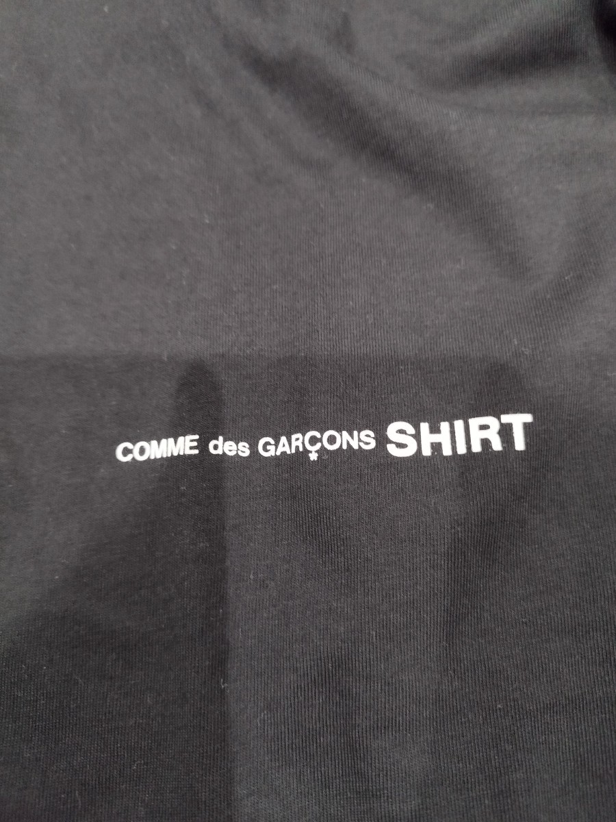 【新品未使用】コムデギャルソン　COMME des GARCONS ロンＴ　ブラック　黒　Мサイズ_画像2