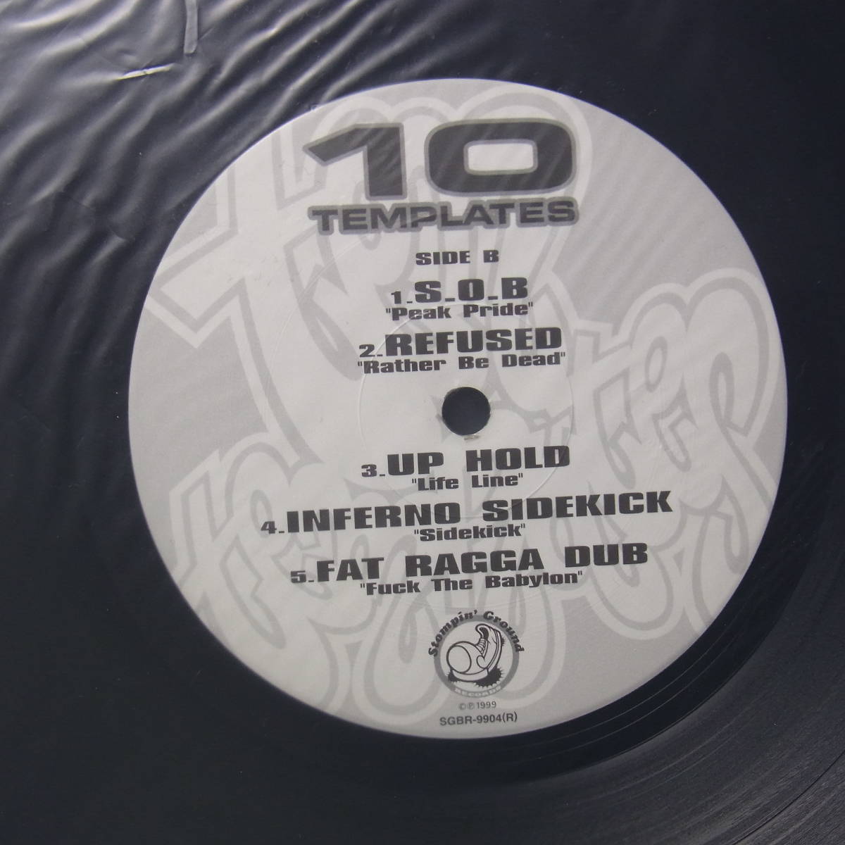 アナログ ● Various 10 Templates レーベル:Stompin' Ground Records SGBR-9904(R)_画像5