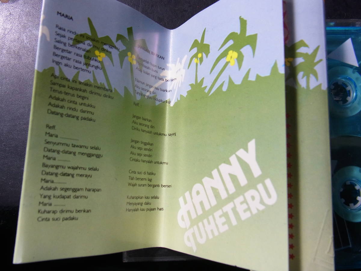 TAPE # Hanny Tuheteru - The Best of Hanny Tuheteru - Indonesian\'s Reggae Audio Kaset Bursa Musik catnr. BM 0030