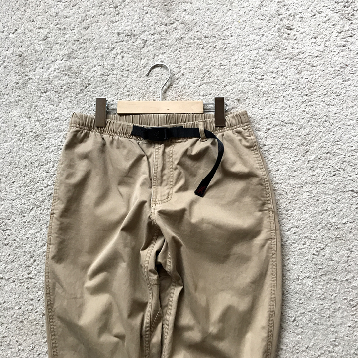 GRAMICCI MIDDLE CUT PANTS クロップドパンツ メンズ M ベージュ グラミチ チノ クライミング パンツ キャンプ アウトドア GUP-19S004_画像1