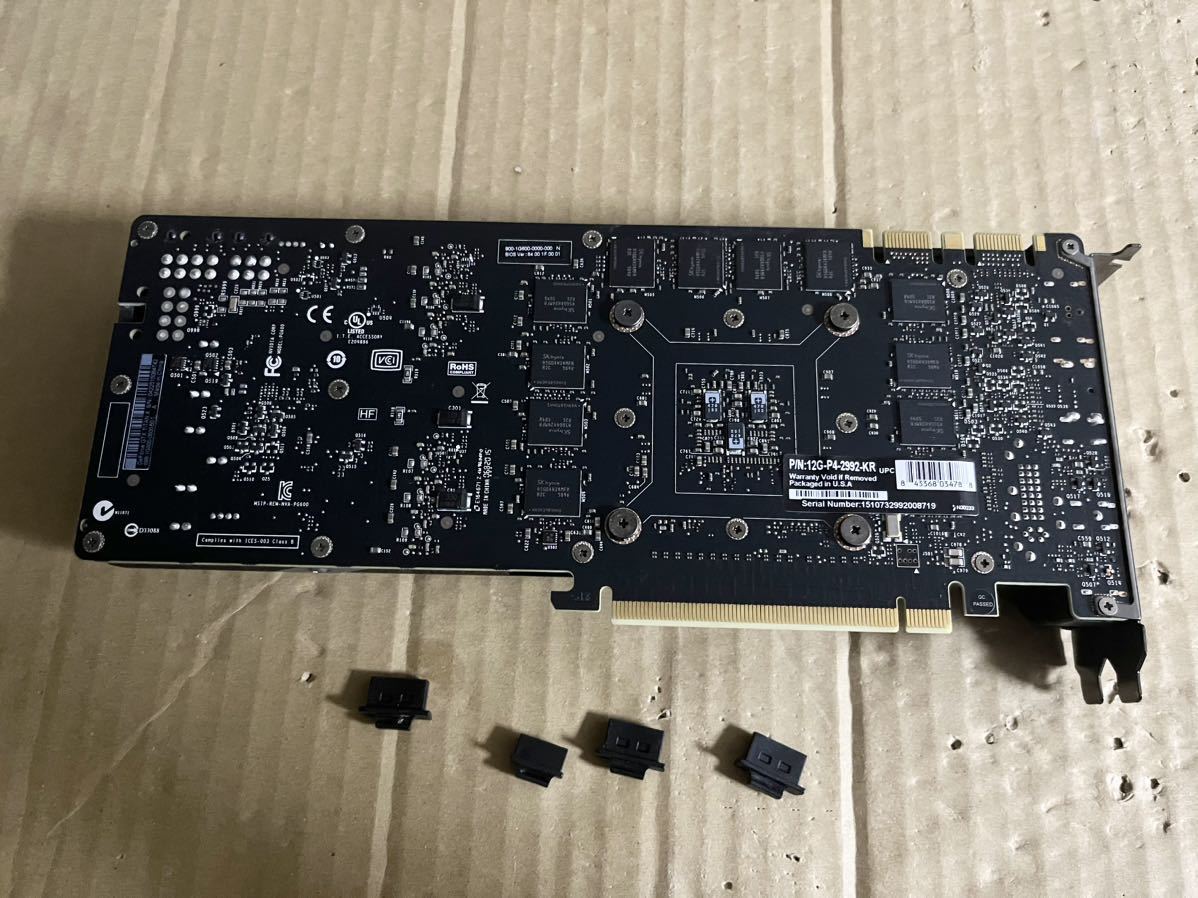超美品 動作品 NVIDIA GEFORCE GTX TITAN X 12GB GDDR5 PCパーツ 超美品 動作品 NVIDIA GEFORCE GTX TITAN X 12GB GDDR5 PCパーツ
