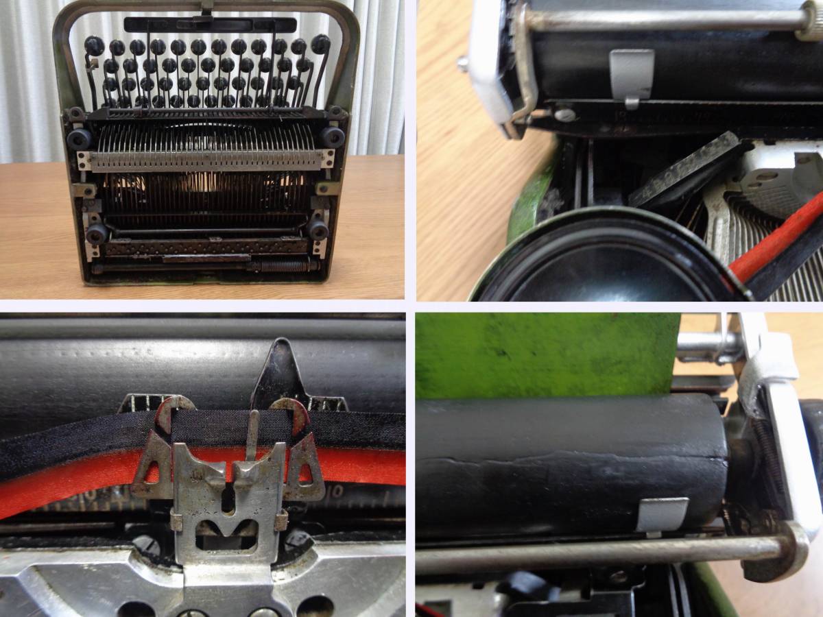 実働品 UNDERWOOD STANDARD PORTABLE FOUR BANK アンダーウッド 実働品 UNDERWOOD STANDARD PORTABLE FOUR BANK アンダーウッド