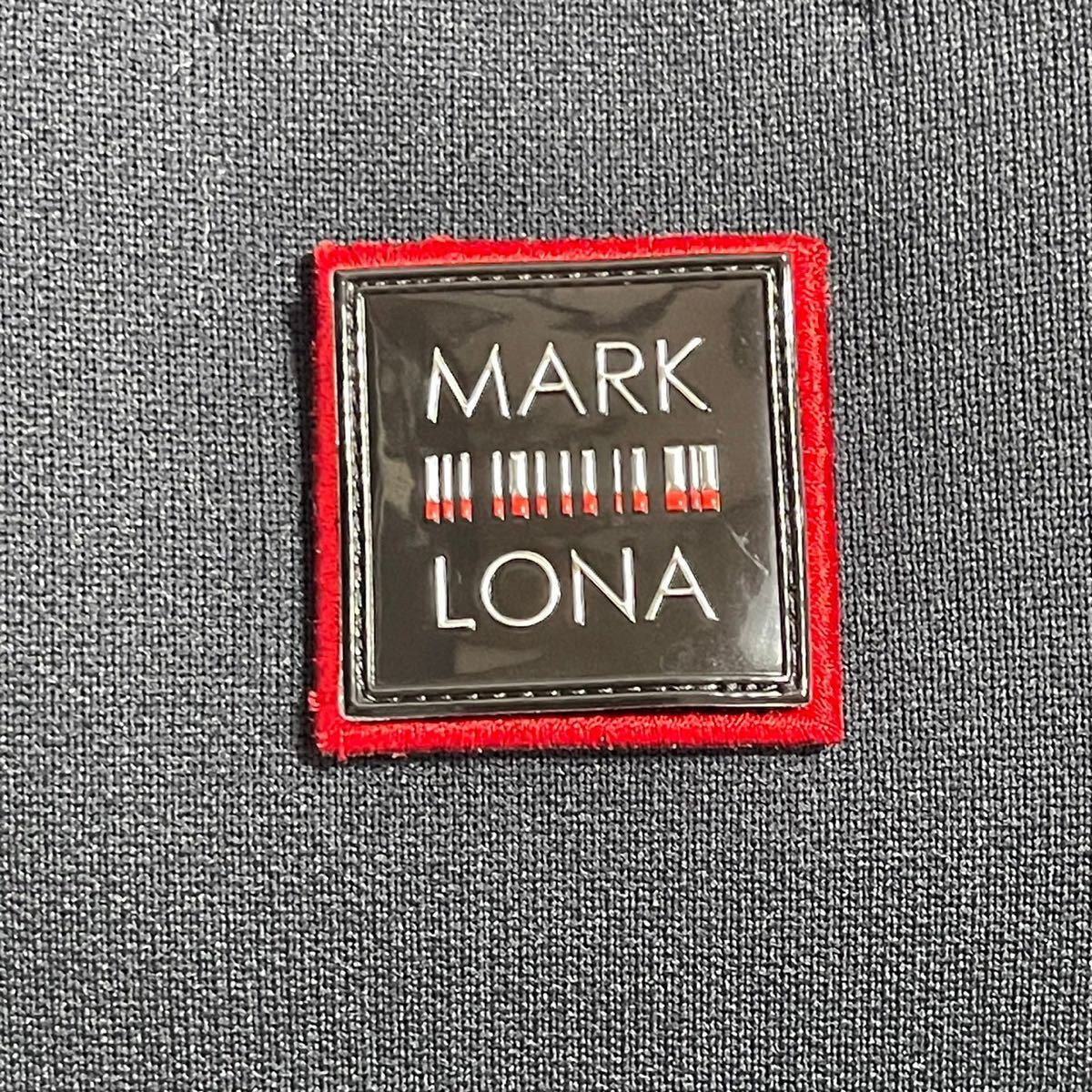 未使用品 MARK&LONA マーク&ロナ スウェット トレーナー 長袖 エンボスロゴ プレート ゴルフウェア 46 メンズ 立体 _画像7
