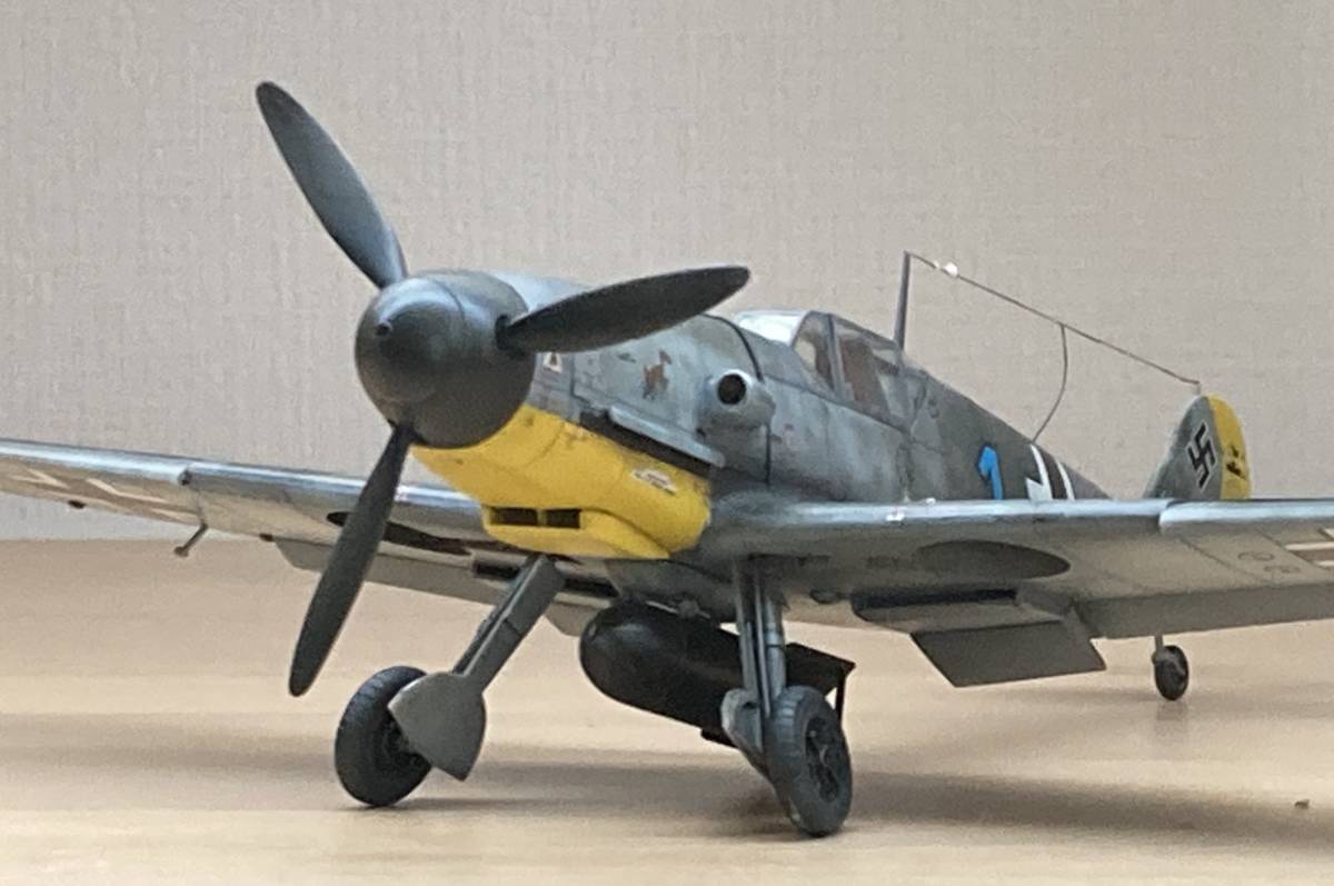 1/48 ハセガワ　Bf109 F-4/B フランク・リーゼンタール機　完成品_画像2