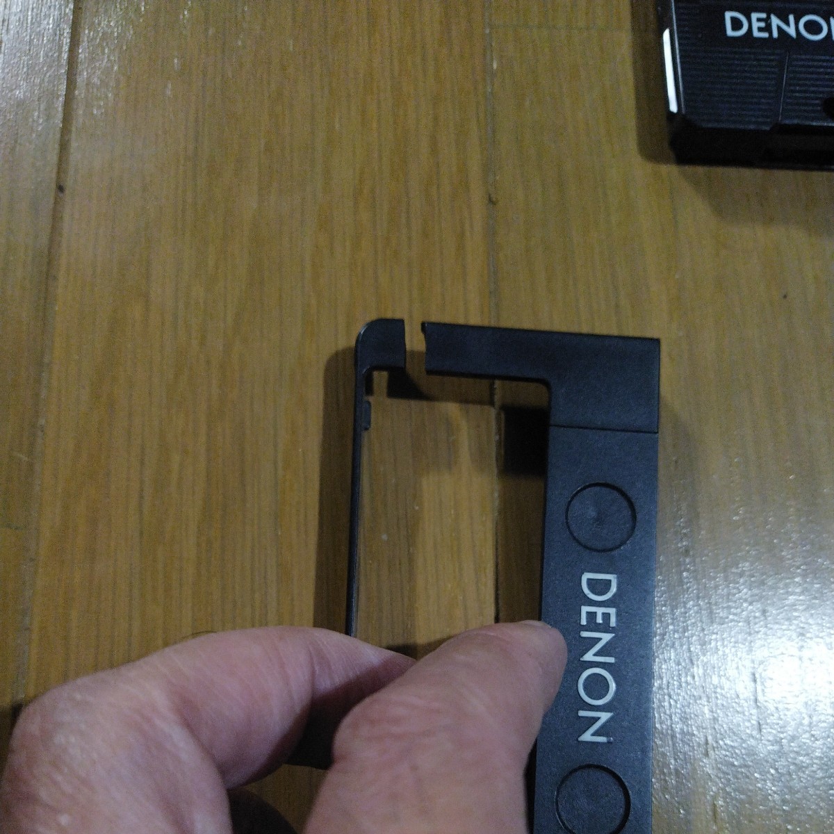 DENON GX-50 POCKET50 ブラック　カセットテープ　人気カセットテープ　ホルダー割れあり_画像4