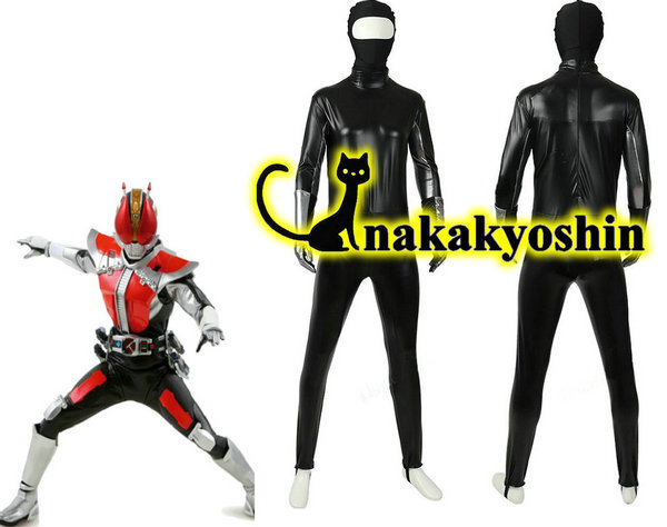 nakakyoshin出品●仮面ライダー電王 　全身タイツ　グローブ付き●コスプレ衣装　マスク、靴、道具、内面マスク別売り