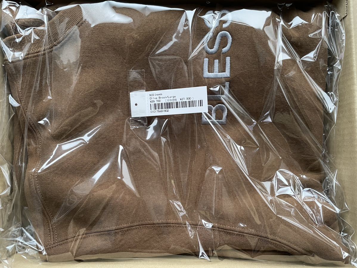 Supreme 23fw Week12 BLESS Crewneck Olive Brown L シュプリーム ブレス クルーネック オリーブ ブラウン ラージ 送料無料 新品 全タグ付_画像6