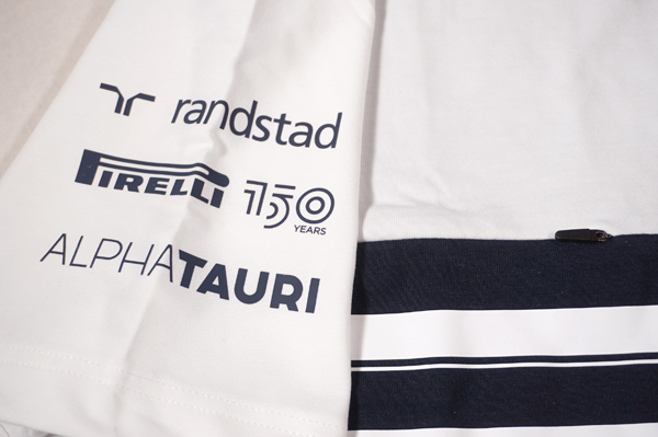 送料無料 通販 アルファタウリ・ホンダ 非売品】2022 F1 新品 M Tシャツ 支給品 F1