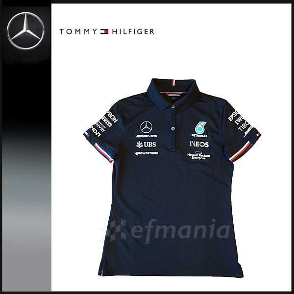 【非売品】 2021 メルセデスAMG F1 支給品 女性用ポロシャツ S トミーヒルフィガー ★ルイス・ハミルトン 日本GP 鈴鹿サーキット_画像1