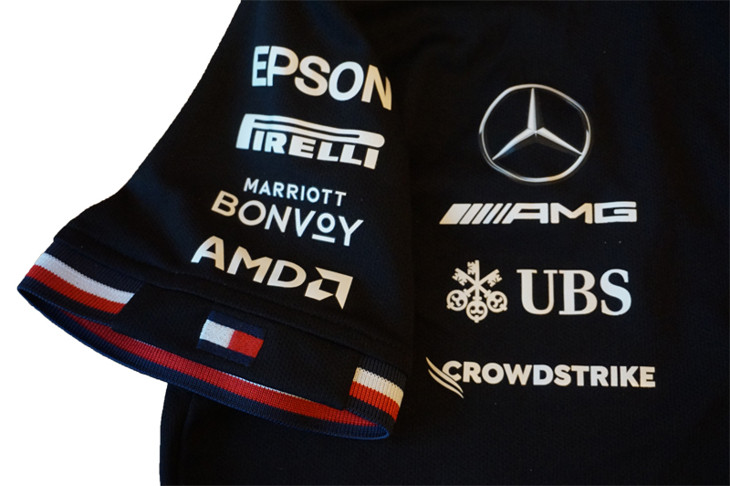 【非売品】 2021 メルセデスAMG F1 支給品 女性用ポロシャツ S トミーヒルフィガー ★ルイス・ハミルトン 日本GP 鈴鹿サーキット_画像4