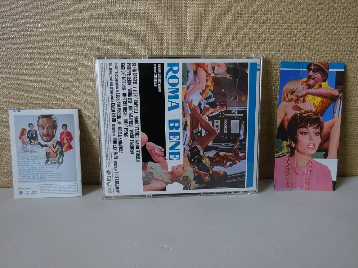 used★帯付★CD / ルイス・バカロフ LUIS BACALOV ローマ・ベーネ ROMA BENE サントラ OST【SP/CR-20029】_画像2