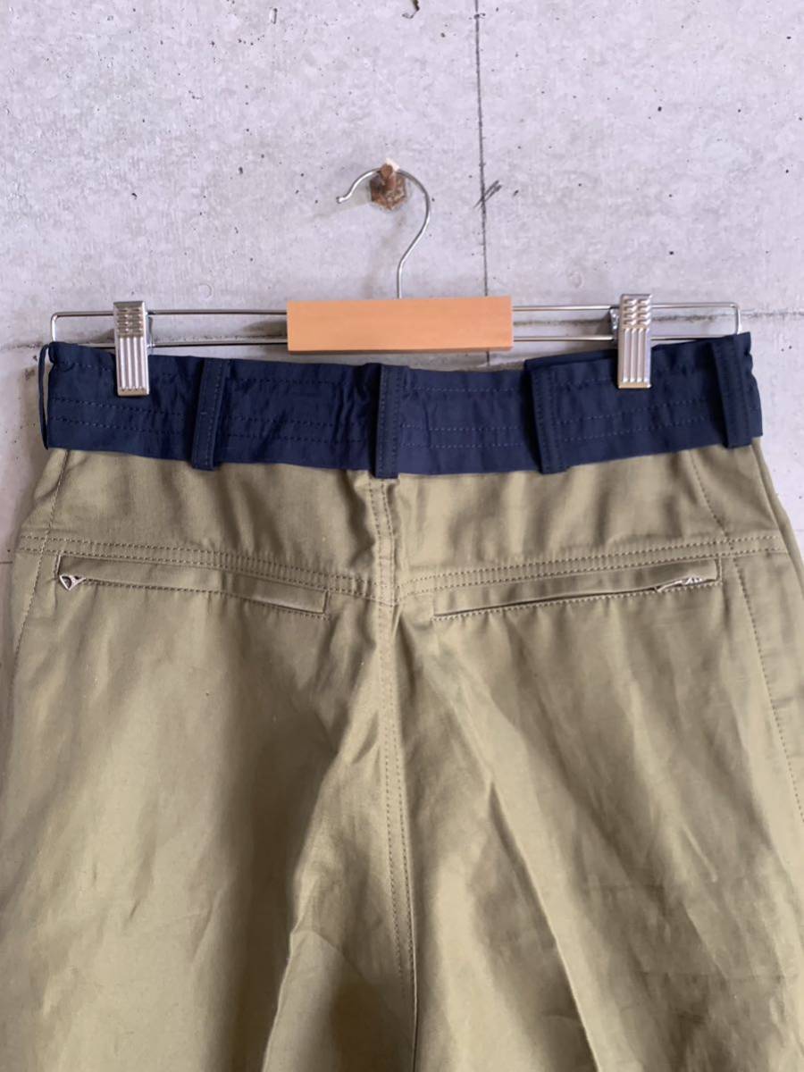sacai サカイ 22SS コットンリネンドローストリングロングパンツ sacai サカイ 22SS コットンリネンドローストリングロングパンツ