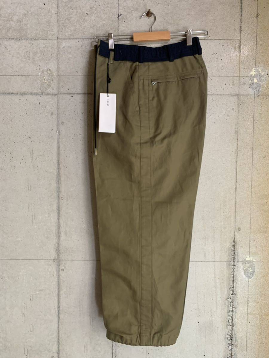sacai サカイ 22SS コットンリネンドローストリングロングパンツ sacai サカイ 22SS コットンリネンドローストリングロングパンツ