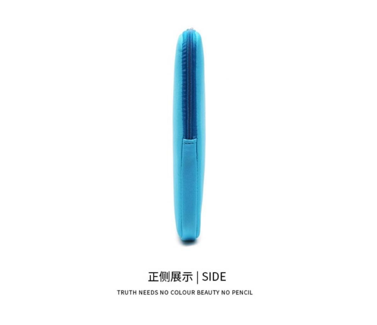 【ブルー】11.6インチ 防水 macbook ケース パソコンケース スリム 軽量 コンパクト シンプル お洒落 収納 青