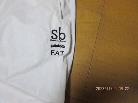 ballaholic x Sb x F.A.T. BALLAWARD (white) サイズ　L　ボーラホリック　SB　FAT　コラボ_画像2