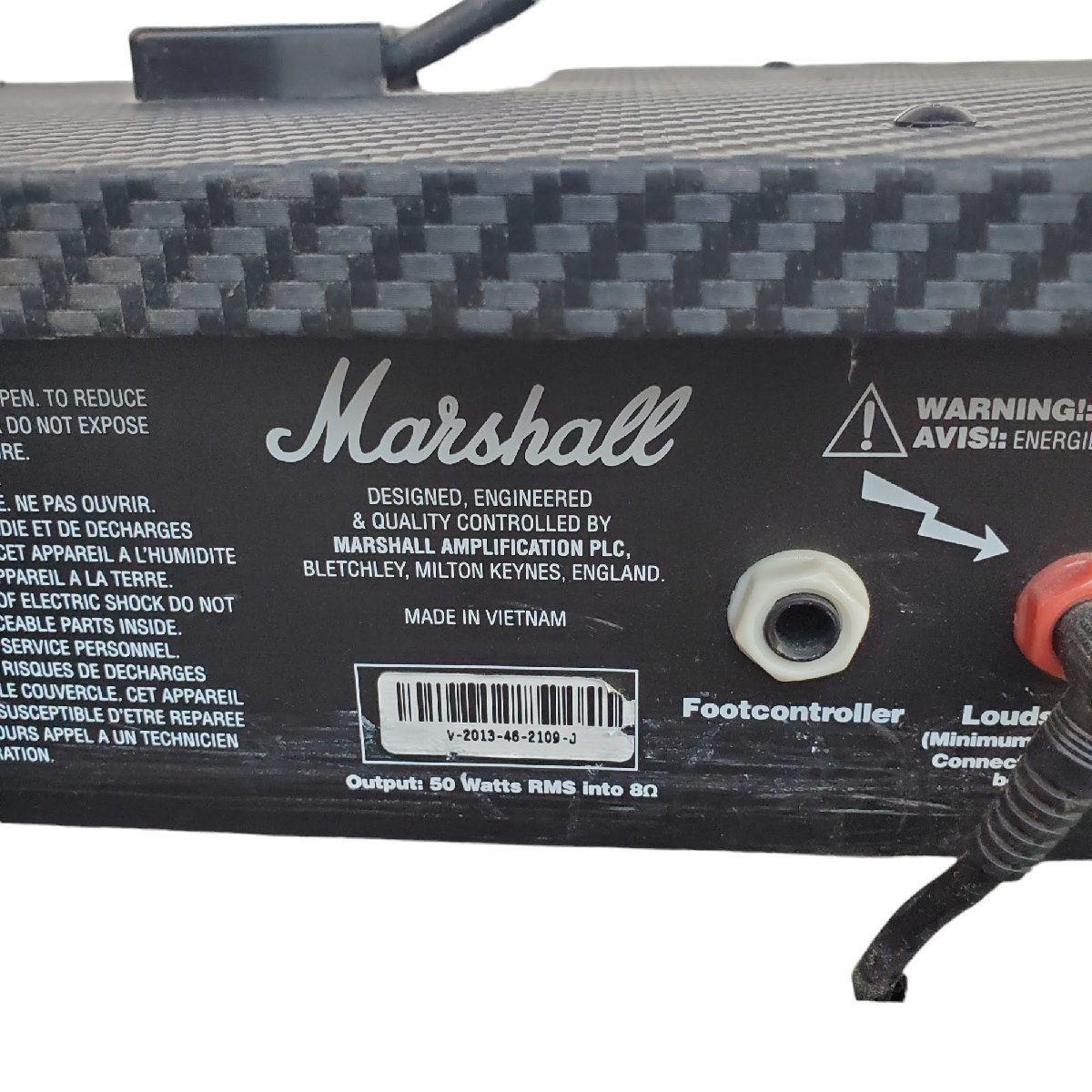 Marshall マーシャル MG50CFX ギターアンプ 音響機材 オーディオ　ボリュームガリあり_画像5