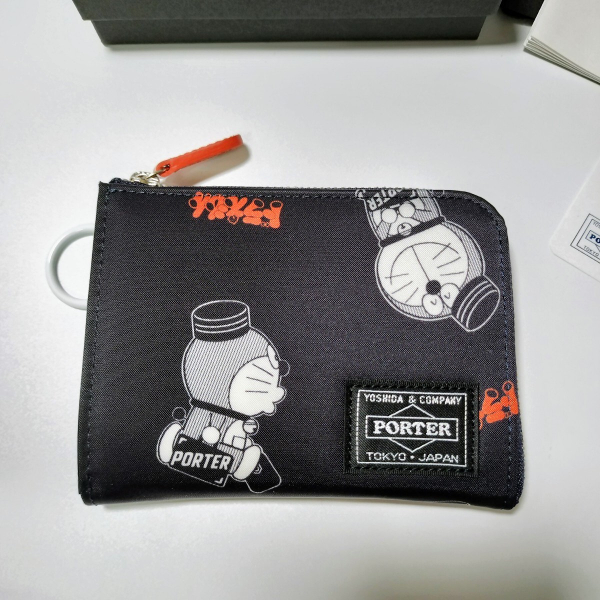 【新品】ドラえもん ポーター 短財布 カラビナなし マルチウォレット 限定 完売品 PORTER Doraemon MULTI WALLET コラボ  吉田カバン