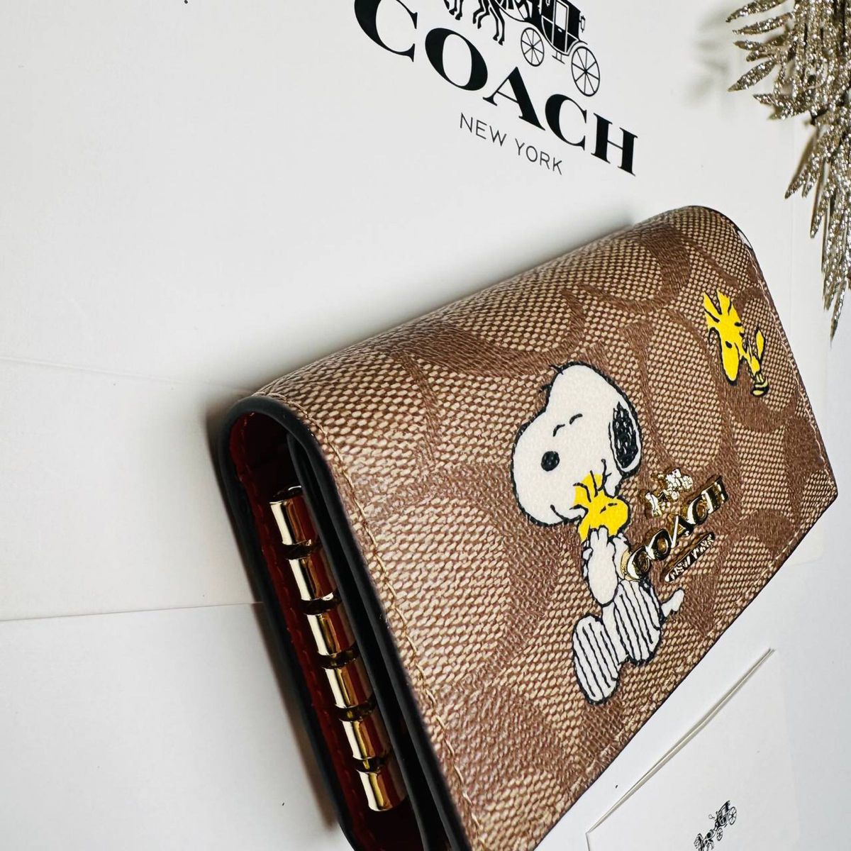 コーチ財布COACH新品未使用品 連キーケース スヌーピー|Yahoo コーチ財布COACH新品未使用品 連キーケース スヌーピー|Yahoo